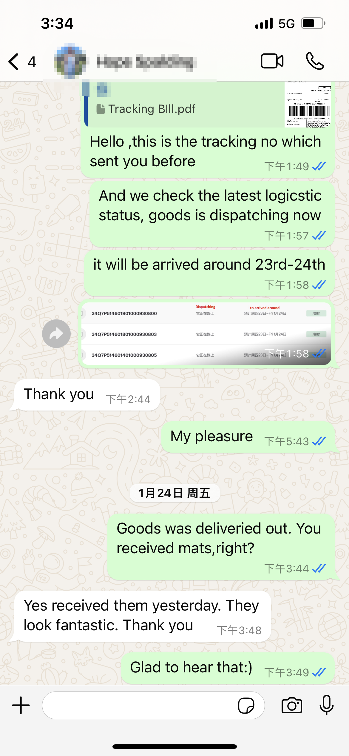 Tracking & Delivery Update – Wellfitsource Yoga Mats