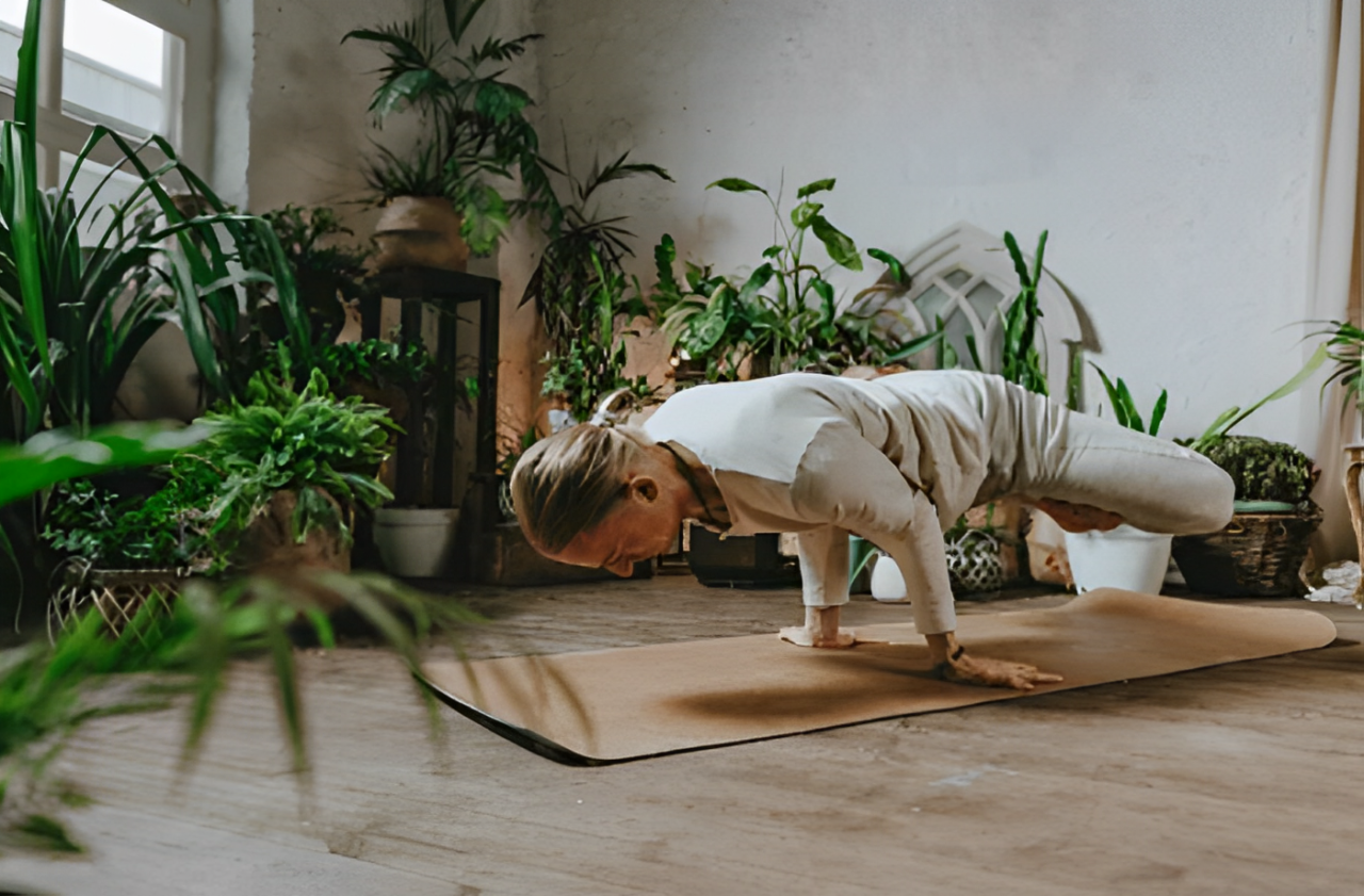 Eco-Friendly Custom Cork Yoga Mat for Advanced Yoga Practice