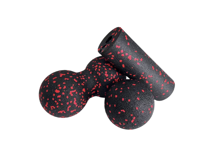 Compact EPP massage rollers with peanut ball and mini roller