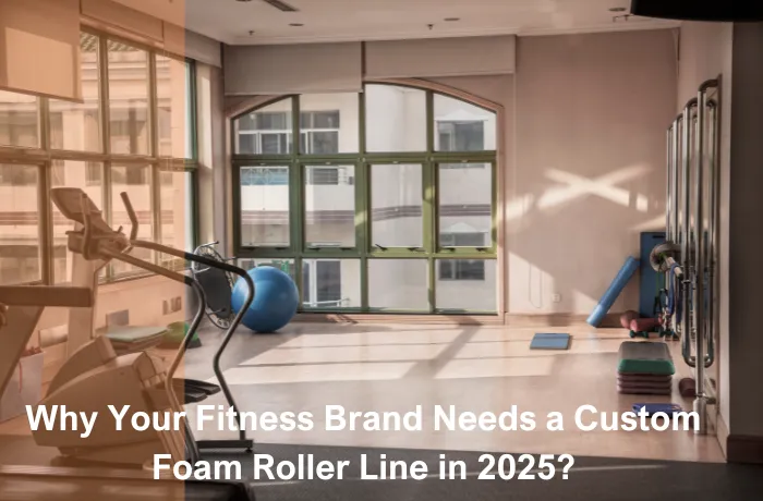Fitness studio showcasing foam roller options