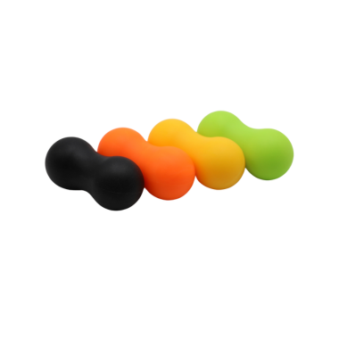 Multi-color smooth peanut massage balls for core and back release