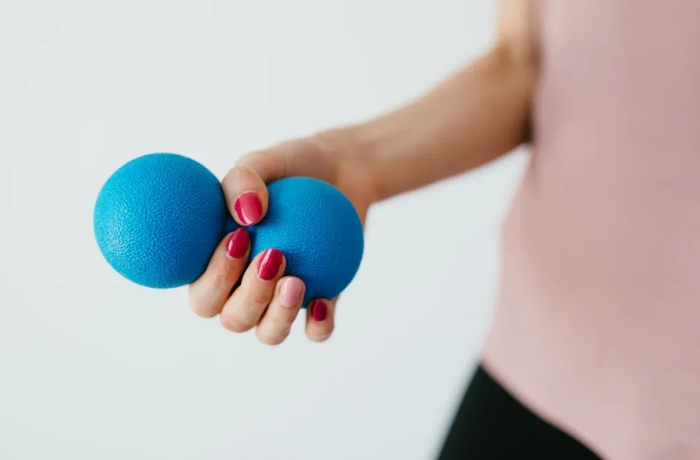 Peanut Massage Ball for Myofascial Neck Release
