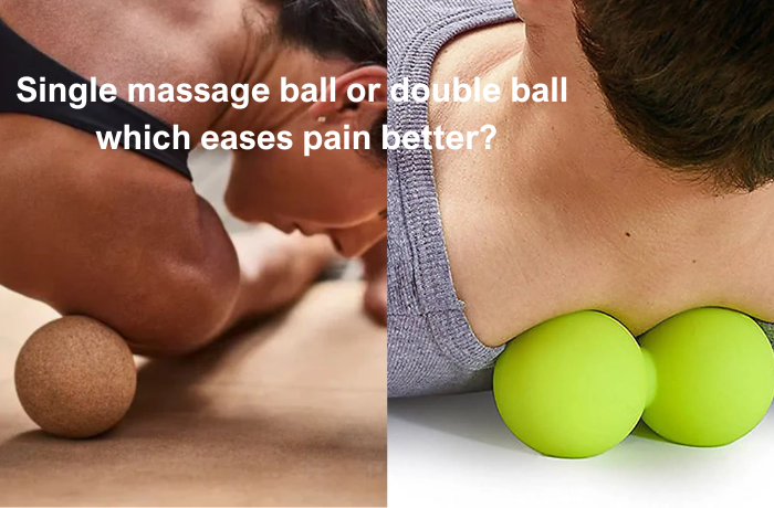 Single vs double massage ball for pain relief comparison