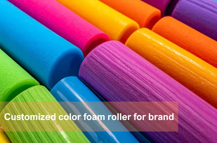 Customized color foam rollers for brand promotion and fitness recovery, OEM supplier for gyms, studios, and sports retailers