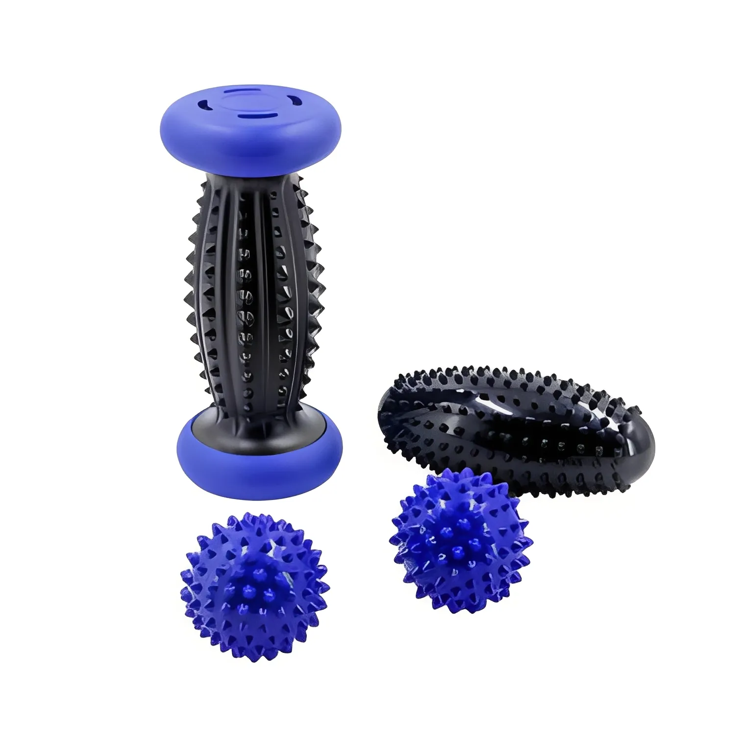Deep tissue foot massage roller with acupoint design for pain relief