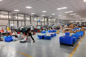 Foot massager production line in China factory for OEM and bulk orders