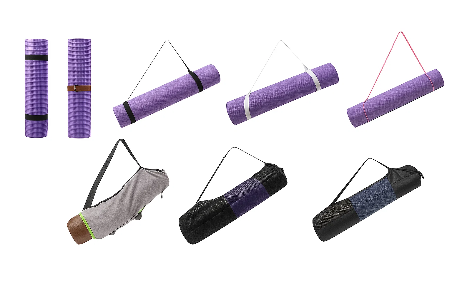 PVC Yoga Mat Custom Packaging Options for Wholesale