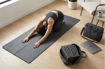 folding yoga mat