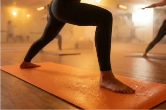 hot yoga mat