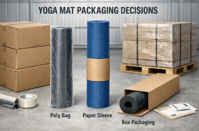 yoga mat packaging design compliance risk cost