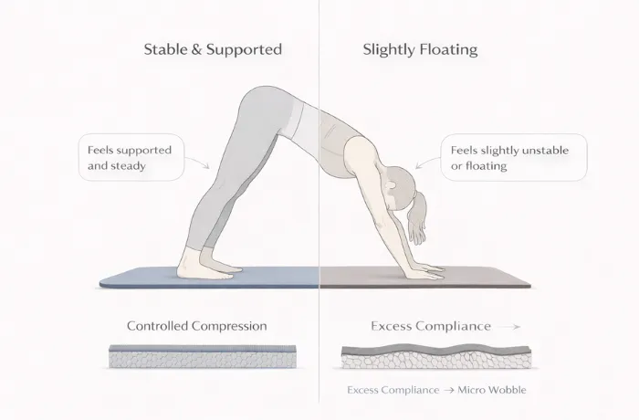 yoga mat body feel stability comparison