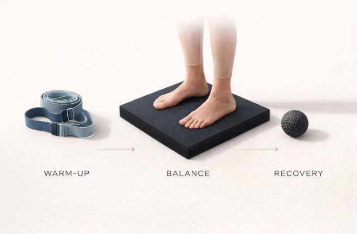 balance pad bundle routine flow