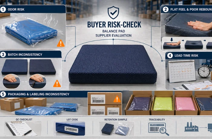 balance pad supplier shortlist buyer checklist