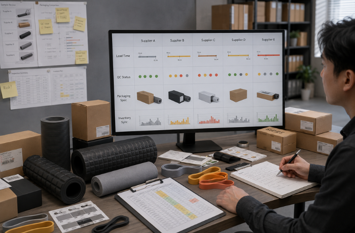multiple suppliers in fitness product sourcing