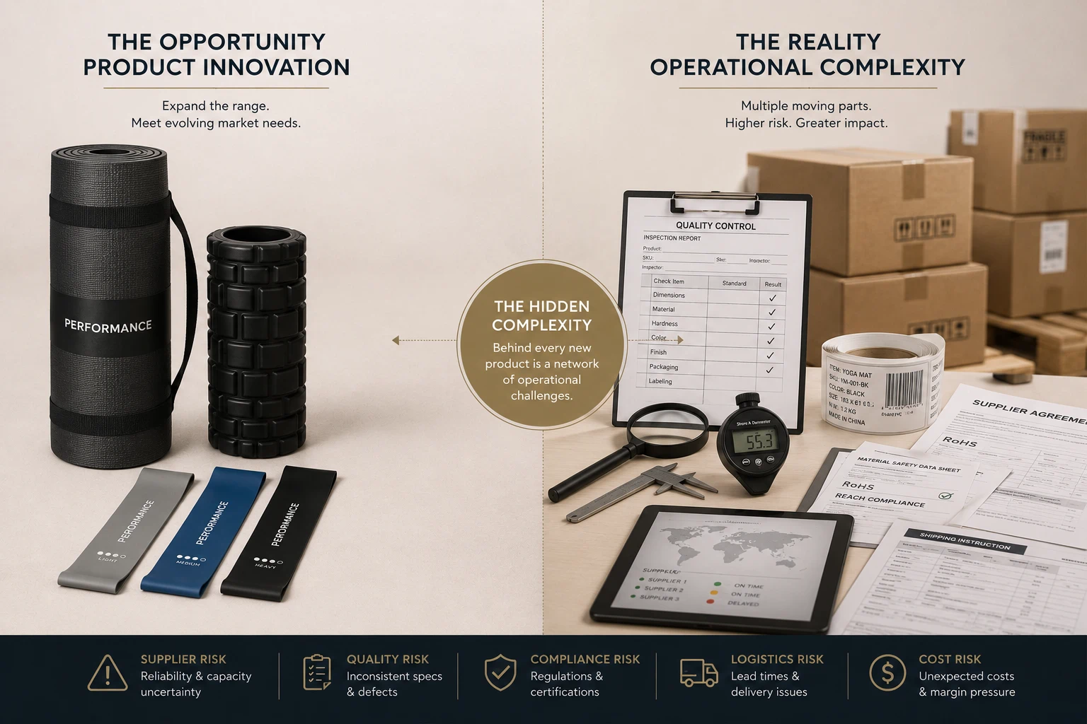 operational fit in fitness product sourcing