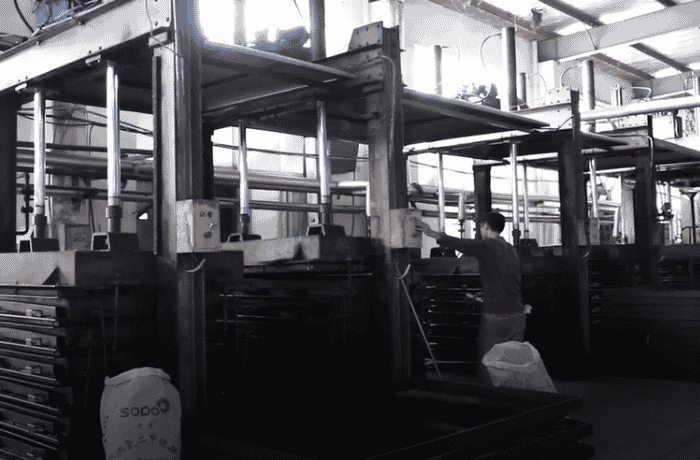 Client-owned steel mold with an OEM agreement inside a Chinese factory tooling room