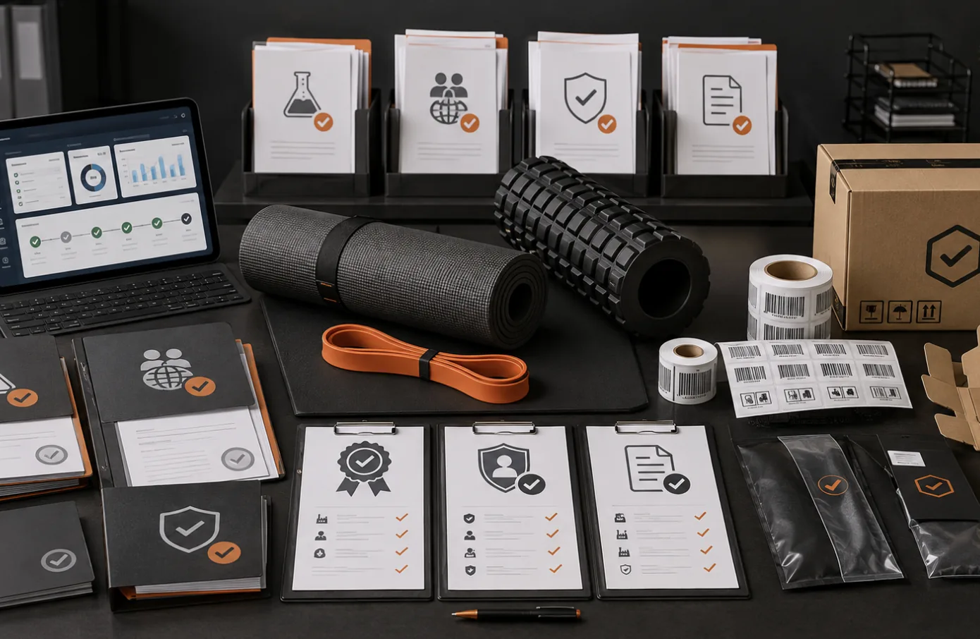Fitness retail compliance document package for vendor onboarding