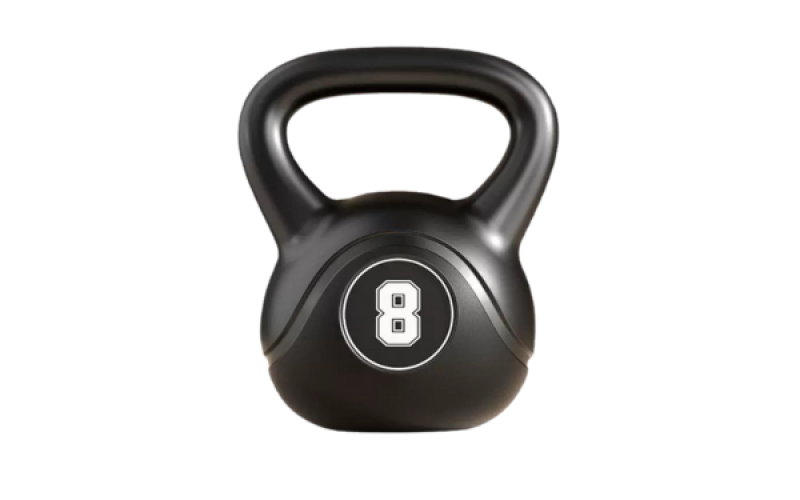 8KG Vinyl-Coated Kettlebell for Strength Training